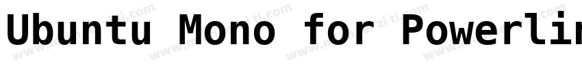 Ubuntu Mono for Powerline BoldForPo字体转换